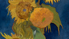 Vincent Van Gogh, Vaso con 5 girasoli