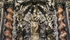 La Madonna nell'altare barocco del santuario di Gibilmanna