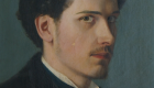 Autoritratto giovanile di Giuseppe Damiani Almeyda
