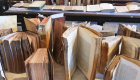 Volumi della Biblioteca regionale danneggiati dall'alluvione 
