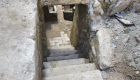 La scala d'accesso alla cripta